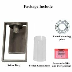 LNC Lighting LNC 1-Light Glass Wall Sconces Bathroom Rustic Vanity Light -home bar shop c0e1d0e702f0df3b 3318 w800 h800 b1 p0