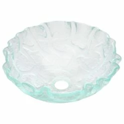 Eden Bath - Vessel Sinks Clear Freeform Wave Glass Vessel Sink -home bar shop c251bb6e0048f207 6297 w800 h800 b1 p0
