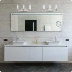 Kira Home Sierra 22" Farmhouse / Bathroom Light, Cylinder Glass Shades, White -home bar shop c2912b9e02319060 8457 w800 h800 b0 p0