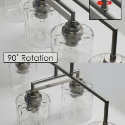 Kira Home Monroe 28" Island Light, Free Swinging Center Arm, Hammered Glass 11 Kira Home Monroe 28" Island Light, Free Swinging Center Arm, Hammered Glass -home bar shop c391f09b00dcf7b2 8686 w800 h800 b0 p0