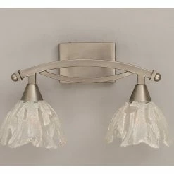 Toltec Lighting Bow 2 Light Bath Bar, 7" Italian Ice Glass -home bar shop c3e1241e070689f7 3563 w800 h800 b0 p0