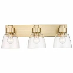 Golden Lighting Remy 3 Light Bath Vanity In Brushed Champagne Bronze/Clear Glass