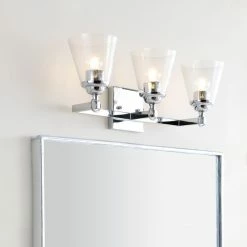 JONATHAN Y Marion Hurricane Metal, Glass Vanity Light, Chrome, 3-Light -home bar shop c4b1dc3e037e5d80 9333 w800 h800 b0 p0