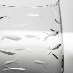 Rolf Glass School Of Fish White Wine Glass, 12 Oz., Set Of 4 Wine Glasses -home bar shop c5b189a00eacb2ac 8646 w800 h800 b0 p0