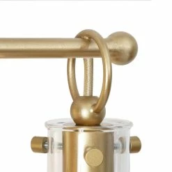 LALUZ 2-Light Matte Gold Modern Vanity Bathroom Vanity Light With Clear Glass -home bar shop c651e796040af2e2 9692 w800 h800 b0 p0