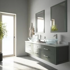 VIGO Crystalline Glass Vessel Sink And Duris Vessel Faucet -home bar shop c691029b0e9eda02 2913 w800 h800 b0 p0