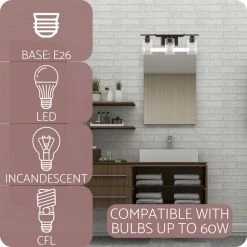 Kira Home Graham 23.5" Farmhouse / Bathroom Light, Seeded Glass Shades, Oil 12 Kira Home Graham 23.5" Farmhouse / Bathroom Light, Seeded Glass Shades, Oil -home bar shop c6a12654025e69ba 8692 w800 h800 b0 p0