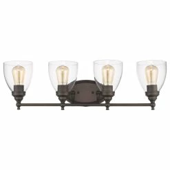 CHLOE Lighting, Inc. Elissa 4-Light Rubbed Bronze Bath Vanity-Light Clear Glass 30" -home bar shop c901bd510ae23160 5624 w800 h800 b1 p0