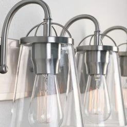 Kira Home Voltaire 24" Farmhouse Bathroom Light, Glass Shades, Brushed Nickel 10 Kira Home Voltaire 24" Farmhouse Bathroom Light, Glass Shades, Brushed Nickel -home bar shop c9713f3500d1139e 8691 w800 h800 b0 p0