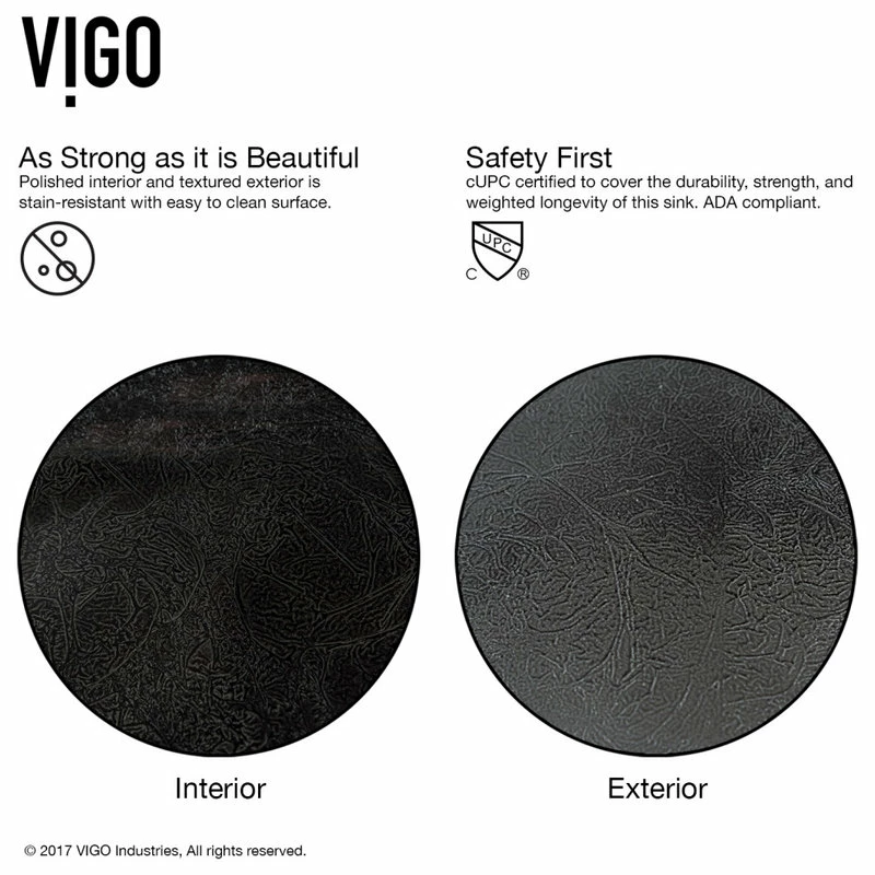 VIGO Rectangular Gray Onyx Glass Vessel Bathroom Sink Set With Niko Vessel Faucet 8 VIGO Rectangular Gray Onyx Glass Vessel Bathroom Sink Set With Niko Vessel Faucet - Image 8