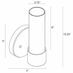 Kira Home Sol 10" Wall Sconce, Frosted Glass Shade, For Bathroom/, (2) -home bar shop cc514f3903e211c4 8690 w800 h800 b1 p0