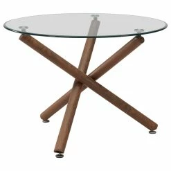 WHI Contemporary Glass Round Dining Table -home bar shop cc7117f90d139d12 9493 w800 h800 b1 p0