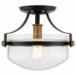 Kira Home Zurich 12" Rustic Farmhouse Ceiling Light, Glass Shade, Warm Brass 11 Kira Home Zurich 12" Rustic Farmhouse Ceiling Light, Glass Shade, Warm Brass -home bar shop cc91f95200c3c81c 8689 w800 h800 b1 p0