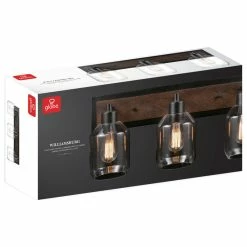 Globe Electric Williamsburg 3-Light Matte Black And Faux Wood Vanity Light, Clear Glass Shades 19 Globe Electric Williamsburg 3-Light Matte Black And Faux Wood Vanity Light, Clear Glass Shades -home bar shop cd316d3f0fdbae39 0102 w800 h800 b1 p0