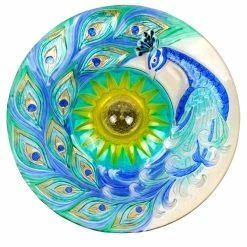Versanora Solar Bird Bath Lights Outdoor Glass Peacock -home bar shop d1713a170111f035 3876 w800 h800 b1 p0