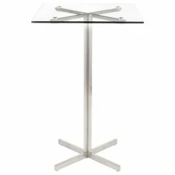Lumisource Fuji Contemporary Bar Table, Clear Glass, Square -home bar shop d181f0ac0c92ab2d 5736 w800 h800 b1 p0