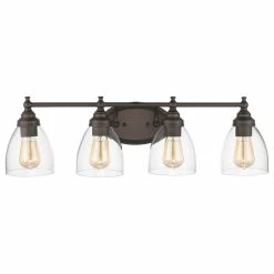 CHLOE Lighting, Inc. Elissa 4-Light Rubbed Bronze Bath Vanity-Light Clear Glass 30" -home bar shop d201b1610ae23163 5624 w800 h800 b1 p0