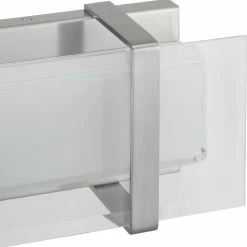 Progress Lighting Miter LED Collection 24" Brushed Nickel Clear Glass Luxe Bath Vanity Light -home bar shop d221a2fd0d606190 6564 w800 h800 b0 p0