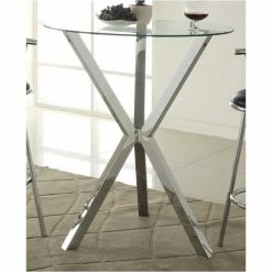 Coaster Home Furnishings Coaster Contemporary Glass Top Pub Table In Chrome 5 Coaster Home Furnishings Coaster Contemporary Glass Top Pub Table In Chrome -home bar shop d2911d3b0863feb6 8640 w800 h800 b0 p0