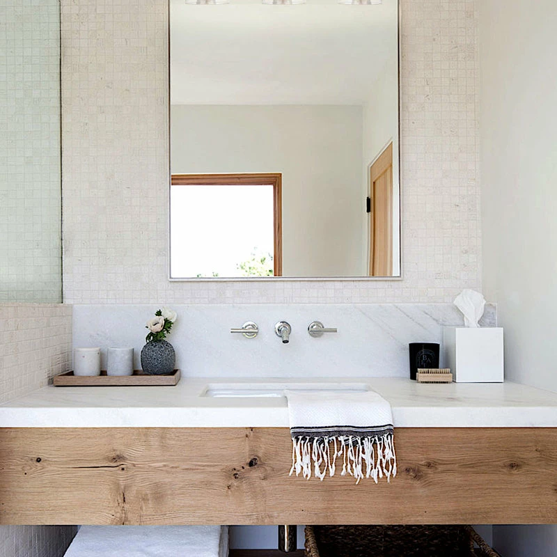 Kira Home Voltaire 24" Farmhouse Bathroom Light, Glass Shades, Brushed Nickel 2 Kira Home Voltaire 24" Farmhouse Bathroom Light, Glass Shades, Brushed Nickel - Image 2