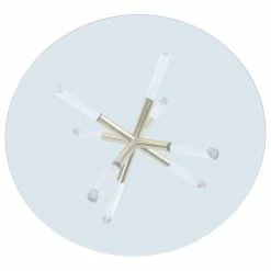 The Helios Dining Table, 48", Glass And Acrylic, Modern, Round -home bar shop d49157ec0274187f 1314 w800 h800 b1 p0