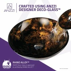 ANZZI Timbre Series Deco-Glass Vessel Sink With Waterfall Faucet -home bar shop d5610acc0c1d59ff 6888 w800 h800 b0 p0
