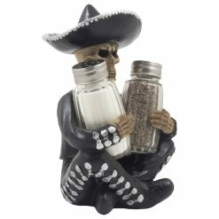 DWK Corp. Dia De Los Muertos Mariachi Skeleton Glass Salt And Pepper Shaker 3-Piece Set 6 DWK Corp. Dia De Los Muertos Mariachi Skeleton Glass Salt And Pepper Shaker 3-Piece Set -home bar shop d5c1007e0827750c 0892 w800 h800 b1 p0