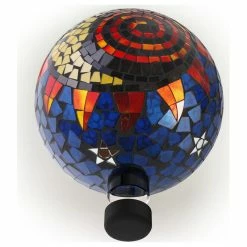 Alpine Corporation Indoor/Outdoor Glass Mosaic Sun And Moon Design Gazing Globe Yard Decoration -home bar shop d601983a003694a4 3490 w800 h800 b1 p0