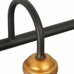 LNC Lighting LNC 5-Lights Farmhouse Matte Black Clear Glass Bell Vanity Light For Bathroom -home bar shop d6a157b00332b434 5593 w800 h800 b0 p0