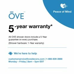 Ove Decors Breeze 32 Shower Kit, Clear Glass Walls And Base, Black -home bar shop d7e179f80239f5c3 6934 w800 h800 b0 p0