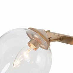 LALUZ 3-Light Matte Gold Modern Bathroom Vanity Light With Clear Glass Shade -home bar shop d981db860324231f 0960 w800 h800 b0 p0