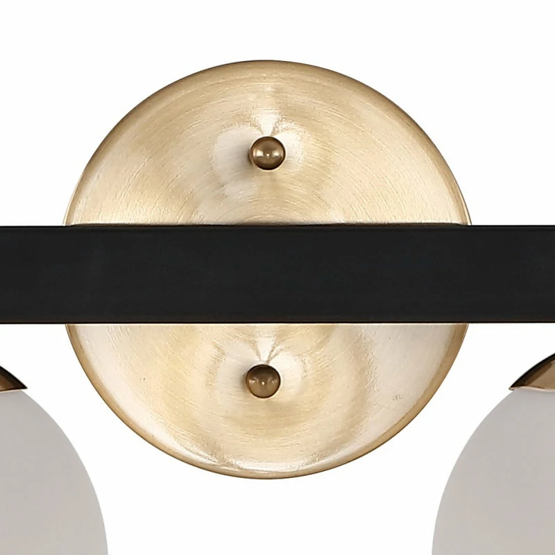 JONATHAN Y Modernist Globe Metal/Frosted Glass LED Vanity, 1-Light 7 JONATHAN Y Modernist Globe Metal/Frosted Glass LED Vanity, 1-Light - Image 7