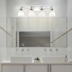JONATHAN Y Marion Hurricane Metal, Glass Vanity Light, Chrome, 4-Light -home bar shop d9a11e09037e5d45 9310 w800 h800 b0 p0