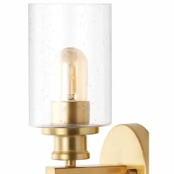JONATHAN Y Jules Edison 16.5" 2-Light Seeded Glass LED Vanity, Brass Gold 15 JONATHAN Y Jules Edison 16.5" 2-Light Seeded Glass LED Vanity, Brass Gold -home bar shop db316128014cad99 9290 w800 h800 b1 p0