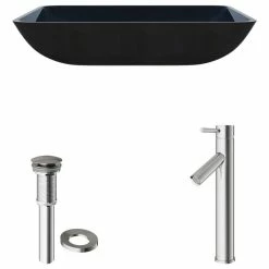 VIGO Turquoise Water Glass Vessel Sink With Dior Faucet Set 24 VIGO Turquoise Water Glass Vessel Sink With Dior Faucet Set -home bar shop dca1da9a0e9ed91f 2724 w800 h800 b1 p0