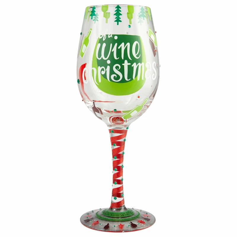 American Glassware "Dreaming Of Wine Christmas" Wine Glass By Lolita 1 American Glassware "Dreaming Of Wine Christmas" Wine Glass By Lolita