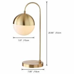 Aiwen Modern Industrial Brass Metal Glass Ball Shade Metal Gold Arched Table Lamp -home bar shop de11a1390290519b 7880 w800 h800 b1 p0