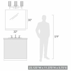 Golden Lighting Winslett 3 Light Bath Vanity, Matte Black With Ribbed Clear Glass -home bar shop de31d4860df794ec 8821 w800 h800 b1 p0