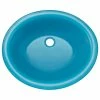 MR Direct Sinks And Faucets UGM-Turquoise Undermount Glass Bathroom Sink