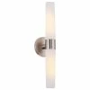 Kira Home Duo 21" Wall Sconce, Frosted Opal Glass Shades For Bathroom/