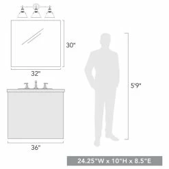 Golden Lighting Orwell CH 3-Light Bath Vanity, Chrome With Opal Glass Shades -home bar shop e061a1330df0fd6b 4243 w800 h800 b1 p0