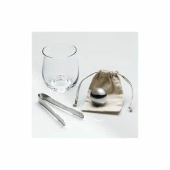 BRILLIANT Rox And Roll Glass With Stainless Steel Ice Ball -home bar shop e14164c0049b19bd 8011 w800 h800 b0 p0