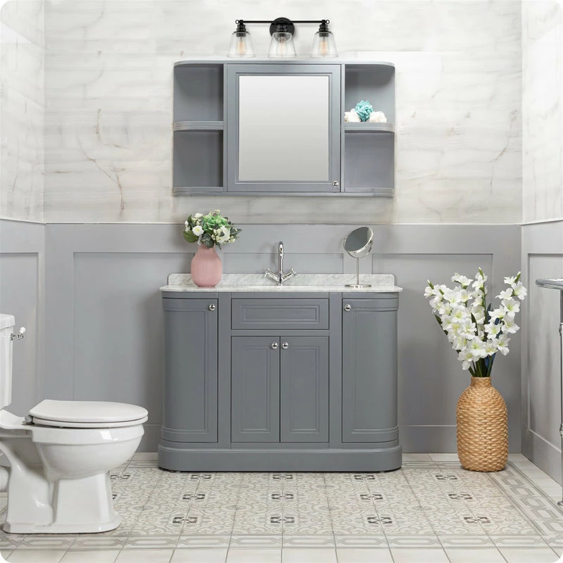 Kira Home Adair 22.5" Farmhouse / Bathroom Light, Conic Hammered Glass Shades 3 Kira Home Adair 22.5" Farmhouse / Bathroom Light, Conic Hammered Glass Shades - Image 3