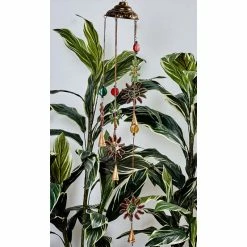 GwG Outlet Metal Glass Sun Wind Chime 5"W, 41"H 26814 -home bar shop e17151b90d8013ec 8151 w800 h800 b0 p0