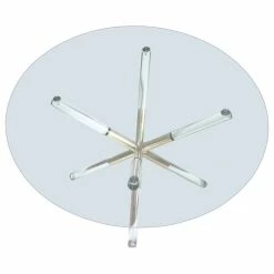 The Helios Dining Table, 48", Glass And Acrylic, Modern, Round -home bar shop e1e172d502741882 1314 w800 h800 b1 p0