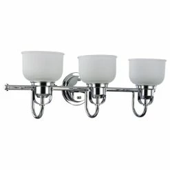 CHLOE Lighting, Inc. Ironclad 3-Light Chrome Vanity Fixture White Frosted Prismatic Glass -home bar shop e211afdc074612af 5538 w800 h800 b1 p0