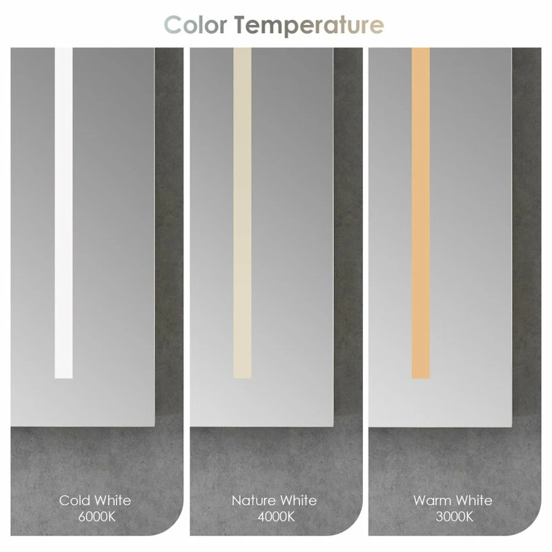 Altair Catola 36" Clear Glass Surface-Mount/Recessed LED Mirror Medicine Cabinet 3 Altair Catola 36" Clear Glass Surface-Mount/Recessed LED Mirror Medicine Cabinet - Image 3