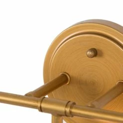 LALUZ 3-Light Antique Brushed Gold Modern Vanity Light With Frosted Glass Shade -home bar shop e481e5b5008a1bff 5941 w800 h800 b0 p0