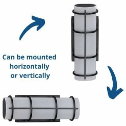 Progress Lighting Grid LED 1-Light Black White Linen Glass LED Modern Wall Light -home bar shop e5714be70feb8152 0414 w800 h800 b1 p0