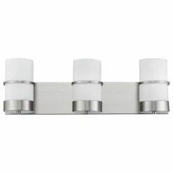 CHLOE Lighting, Inc. Penelope 3-Light Brushed Nickel Bath Vanity-Light Etched White Glass 23" -home bar shop e67187890ae238a7 5545 w800 h800 b1 p0